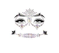 Leg Avenue Calavera Face Jewels Sticker, Talla única, Multicolor, 0.3 kg