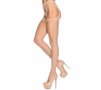 LEG AVENUE Medias Con Ligero Adjunto Nude - Medias Elegantes Con Diseño Vintage Y Costura Trasera