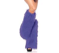 Leg Avenue Calentadores de la pierna peluda púrpura Tamaño