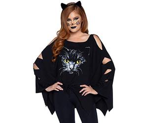 LEG AVENUE Cat Juego de Gastos, Color Negro, Talla única (86897 00122)