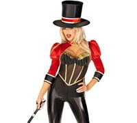 Leg Avenue Circus Ringmaster Diva Catsuit Disfraz de mujer, S