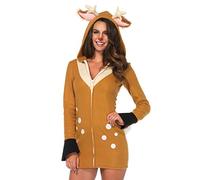 Leg Avenue- Costume Fawn Mujer, dibujos animados, Color marrón, caqui, Small (EUR34-36) (85587-24201-S-BrwnKhk-Brwn/Khk-S)