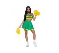 Leg avenue - disfraz animadora verde m/l