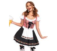 Leg Avenue Disfraz de Oktoberfest para mujer, talla grande