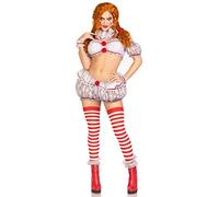 Leg Avenue Disfraz para mujer Deadly Darling Clown, M