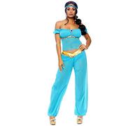 Leg Avenue- Disney Mujer, sólido, Color Turquesa, Small (EUR34-36) (8385701055)