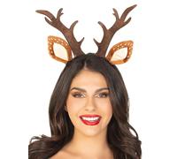 LEG AVENUE Fawn Headband, accesorios Mujer, Marrón (Brown), (Talla del fabricante: Talla únicaUk 6-12)