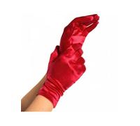 Leg Avenue - Guantes de satén hasta la muñeca para mujer 2B22003 - Rojo - Talla única (EUR 36-40)