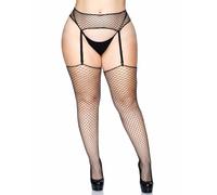 LEG AVENUE Medias Con Ligueros Talla Grande - Diseño Elegante Para Realzar Tu Feminidad