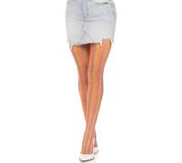 Leg Avenue Medias crochet arcoíris, Talla única (Multicolor)