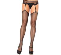Leg Avenue Medias de la Correa de Color Negro - 1 Unidad