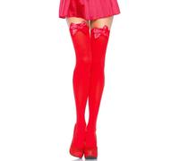 Leg Avenue Hosiery- Mujer, Color Rojo, Talla única (Paquete de 1) (Deamlove D-212746)