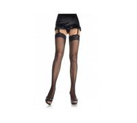 LEG AVENUE - MEDIAS DE RED PEQUEÃA CON ENCAJE PLUS