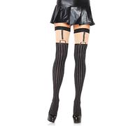 Leg Avenue Medias Negras De Raya Diplomática 100 gr