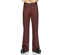 Leg Avenue Men's Bell Bottom Pants. Brown Color
