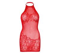 LEG AVENUE Mini Vestido Con Pedrería Talla Única Blanco - Diseño Elegante Para Una Ocasión Especial - ROJO