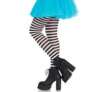 Leg Avenue- Mujer, rayas, Color blanco y negro, Talla Plus 3X/4X (EUR 52-56) (7100Q09007)