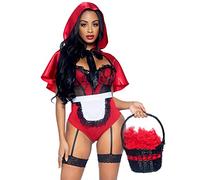 Leg Avenue Naughty Miss Red Disfraz de Carnaval Talla L