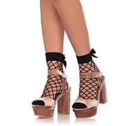 Leg Avenue Net anklets with a bow top