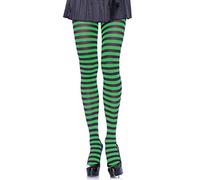 Leg Avenue- Mujer, Color negro y verde kelly, Talla Única (EUR 36-40) (710022045)