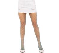 Leg Avenue Pantimedias Rejilla Diamante Amarillo - Elegancia Y Estilo Para Tu Atuendo Diario - AZUL