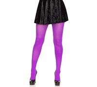 Leg Avenue plus size Spandex medias, color morado