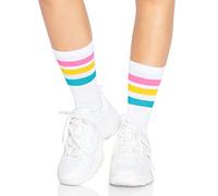 Leg Avenue Pride crew socks, Talla Única(Pansexual)