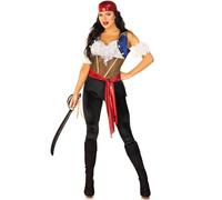 Leg Avenue Ravishing Pirate Catsuit Disfraz de mujer, S