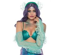 LEG AVENUE Sea Foam Mermaid Kit, accesorios Mujer, Verde (Green), (Talla del fabricante: Talla únicaUk 6-12)