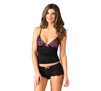 Leg avenue - Serafina se8868 2 piezas conjunto pijama jersey, l