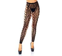 Leg Avenue Strapsstrümpfe-781222001 Pantimedias, Black, One Size para Mujer