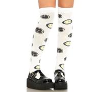 Leg Avenue tic-tac, por encima de la rodilla calcetines, talla única