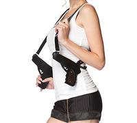 Leg Avenue tirantes Colt Zip Negro Talla Única