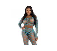 LEG AVENUE - TOP & LEGGINS HARDCORE VERDE - Azul - ONE SIZE