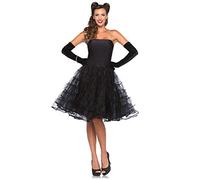 Leg Avenue Traje Vestido Rockabilly Columpio Negro Tamaño S/M