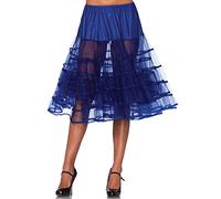LEG AVENUE Vestido para mujer hasta la rodilla, color azul, talla única