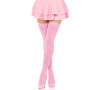 Leg Avenue Women's Solid Hue Thigh Highs, Pink, One Size