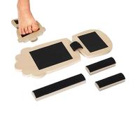 Leg Axis Training - Wooden, Blackboard Strength Corrector | Ankle Foot Strengthener Balance Board For Fallen Arches, Splayfoot
