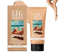 Leg & Body Makeup Cream, Waterproof Tattoo Cover Up Makeup, Skin Perfecting Body Foundation, Flawless Look Legs (Golw Medio)