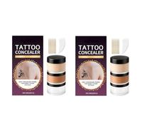 leg concealer Juego de corrector corporal niebla 2 colores cubierta alta cobertura tatuaje cicatriz marca nacimiento