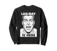 Leg Day Is Here Funny Gym Squat Quads Entrenamiento Piernas Entrenamiento Sudadera