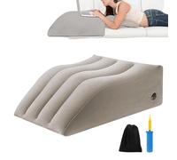 Leg Elevating Pillow, Ergonomic Support With Pump, Leg Wedge Elevation Pillow Post Care, Inflatable Adjustable Legs Support Cushion Circulation Relief Comfort Recovery Pillows For Home Bedroom Dorm