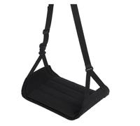 Leg Hammock for Airplane Travel, Footrest with Removable Support Base, Comfortable Feet Hanger, Oxford Cloth & Sponge, Long Flight Must-Have, Travel Accessory, 10.83x9.06 Inches