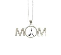 Leg Motion Yoga Girl Keep Healthy Sports Regalo para el Día de la Madre para mamá, abuela, abuela, collar de cumpleaños, Medium
