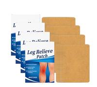 Leg Soothing Patches,Natural Vein Care Patches for Legs,Nourishing & Moisturizing Tired Skin,Improve Leg Appearance & Blood Circulation,8 Pieces (4)