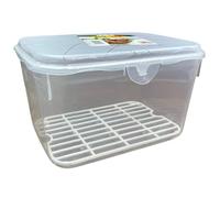 Lega CLIK CLAK+Rejilla Rectangular 3,6 Lt, Multicolor, 22.5 x 15.5 x 13 cm