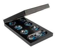 Legacy Deluxe Mancala Game Classic con tablero de juego de madera plegable y juego familiar de piedras de vidrio de color para edades de 8 aos en ad