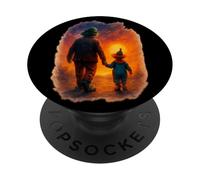 Legado de la risa payaso padre e hijo PopSockets PopGrip Adhesivo