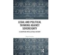 Legal and Political Thinking Against Sovereignty: A European Intellectual History (Law and Politics)