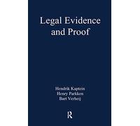 Legal Evidence and Proof: Statistics, Stories, Logic (Applied Legal Philosophy)
